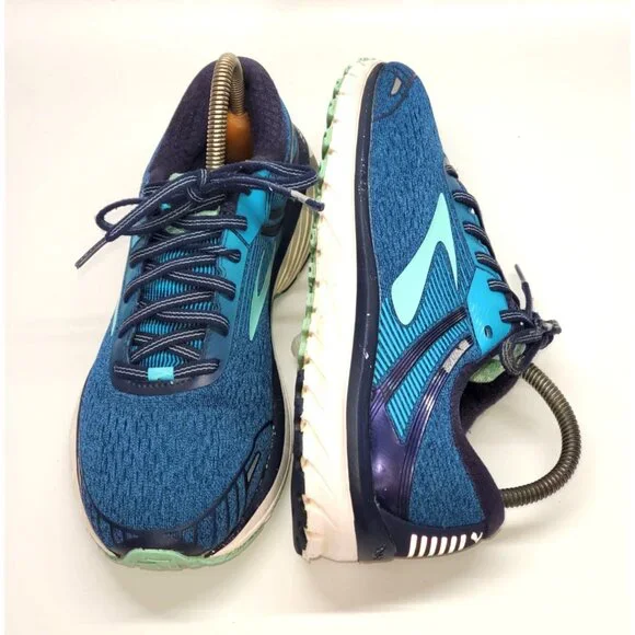 Brooks Women's Navy/Teal/Mint GTS 18 Running Shoe Size 9.5 1511 - Picture 6 of 12